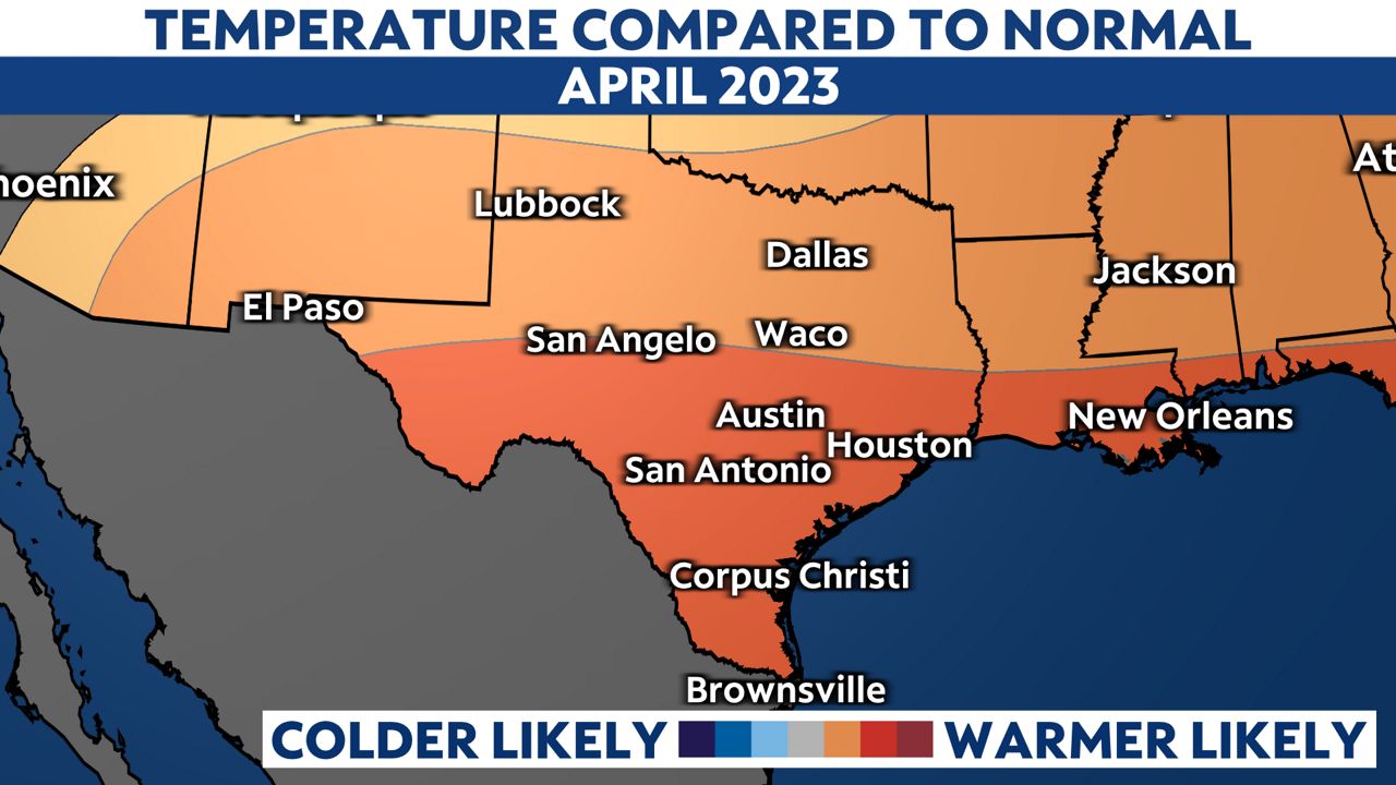 April climate outlook What weather can Texas plan for?